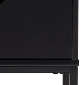 Черно нощно шкафче Mitra - Actona