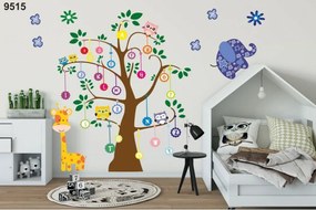 Невероятен стикер за стена за деца Alphabet On Tree 100 x 100 cm