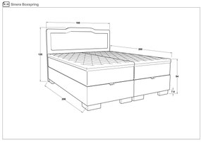 Спалня Боксспринг 160/200 Синера