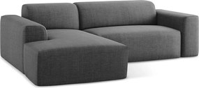 Сив ъглов диван (ляв ъгъл) Keli – Makamii