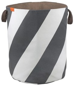 Сиво-кремав текстилен кош за пране 5 l Diagonal – Mette Ditmer Denmark