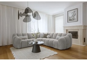 Светлосив ъглов диван Shell – Miuform