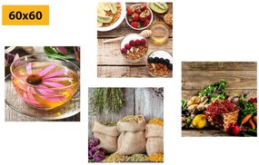 Комплект картини – Меко натюрморт за кухня