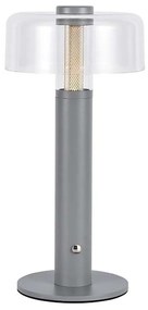 LED регулируема презареждаема настолна лампа LED/1W/5V 3000K 1800 mAh сива