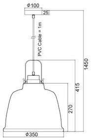 Полилей Oswald-Диаметър 35 См.