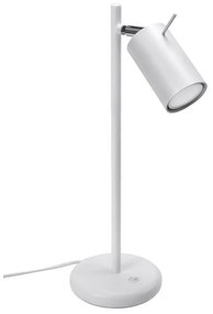 Sollux SL.1090 - Настолна лампа RING 1xGU10/40W/230V бяла