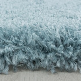 Син кръгъл килим ø 200 cm Fluffy – Ayyildiz Carpets