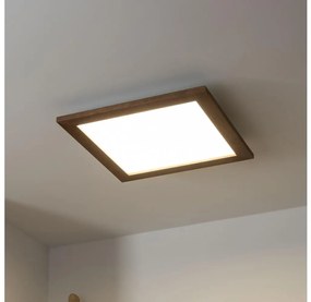 Brilagi - LED Димируема лампа SLIMFRAME WOOD LED/36W/230V 49,5x49,5 см + д.у.