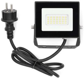 Nedis LLFL10BLK - LED прожектор 20W, 230V, 4000K, IP65