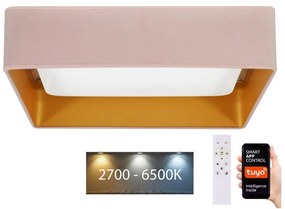 Brilagi-LED Димируема лампа VELVET SQUARE LED/36W/230V Wi-Fi Tuya  + д.у. розов