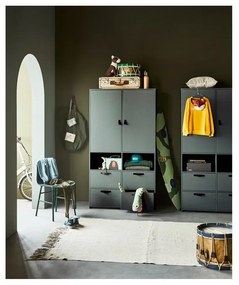 Сиво-зелен боров гардероб 103x185 cm Stage - vtwonen