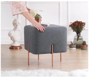 Тъмно сива табуретка Copper – Artie