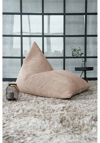 Кафяв пуф от рипсено кадифе Razz – SLOWDOWN