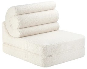 Кремав детски стол от букле Flipster – Wigiwama