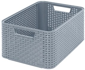 Сива кошница за съхранение , 18 л Style - Curver