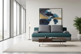 Диван-легло Рибод-Светло Синьо - Сиво