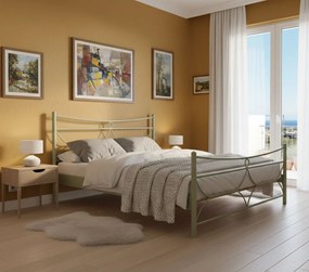 Легло Pier-150x200-Ecru-Με ποδαρικό