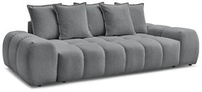 Тъмносив шенилов сгъваем/с място за съхранение диван 278 cm Everest – Bobochic Paris