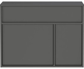 Антрацитна висяща стойка за обувки с чекмеджета Ameca 2.0 – Germania