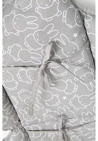 Сива подложка за детски стол за хранене Miffy – Roba