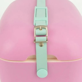 Хладилна чанта Polarbox Pop, 20 литра, AIRPOP полистирол, 5-15C до 24 часа, Розов/Зелен