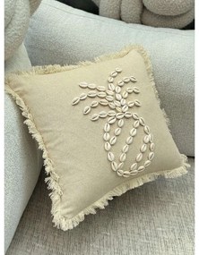 Памучна калъфка за възглавница 43x43 cm Seashells – Mioli Decor