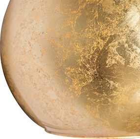 Смарт стенна лампа черна със златно стъкло, вкл. WiFi A60 - Bert