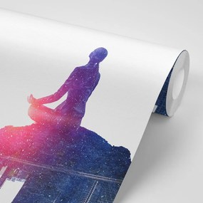 Самозалепващ тапет – Медитация на жена
