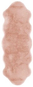Розова изкуствена кожа Агнешка кожа, 60 x 180 cm - Tiseco Home Studio