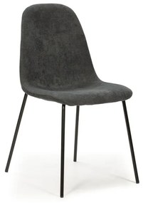 Тъмносиви трапезни столове в комплект от 4 бр. Renne – Marckeric