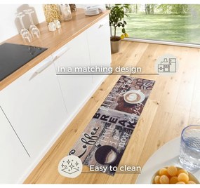 Кафяв килим 50x150 cm Enjoy Coffee Break - Hanse Home