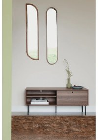 Кафява маса за телевизор от декор от орех 120x50x40 cm Stripes – White Label