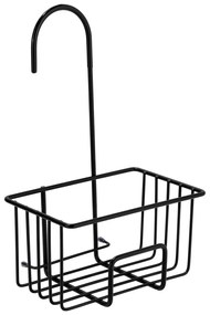 Черен висящ рафт за баня от неръждаема стомана Milito – Wenko