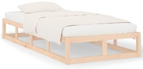 820786 vidaXL Рамка за легло, 100x200 см, масивно дърво