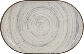 Плато овал LA MEDITERRANEA Vortex, 20x13 cm, порцелан