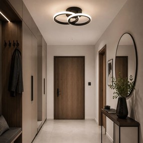 LED плафон LHJ121-C Черен