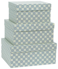 Подаръчни кутии в комплект от 3 броя Quadrilobe - Kartos