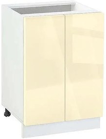 Долен шкаф МДФ Глосмакс 502 (50см) Бял