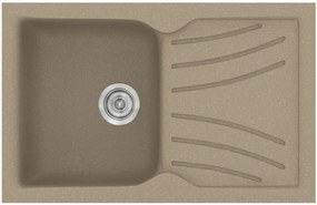 Мивка Sanitec 337-Granite Taupe