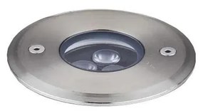 Ideal Lux - LED Лампа за алея FLOOR LED/3W/230V Ø 9 см CRI 90 IP67 хром
