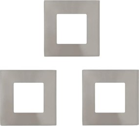 Eglo 94735 - комплект от 3 вградени LED таванни осветителни тела FUEVA LED/2,7W/230V