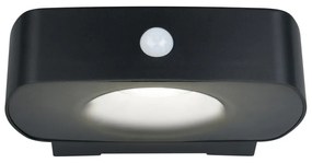 LED стенно външно осветително тяло със соларен панел (височина 6 cm) Bilbao – Trio