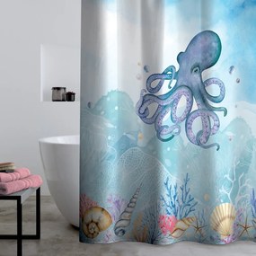 Завеса за душ 180x180 cm Octopus – Catherine Lansfield