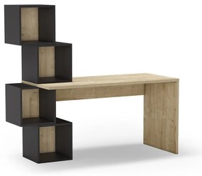 Работна маса от декор от дъб 60x154 cm Cubik – Marckeric