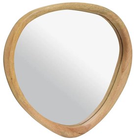 Eglo 425006 - Стенно огледало BANI 39x39,5 см кафяво