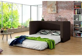 Кафяв шенилов сгъваем диван 132 cm Neva – ELTAP