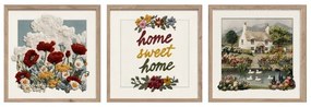 Картини в комплект 3 бр. 30x30 cm Sweet Home – Styler
