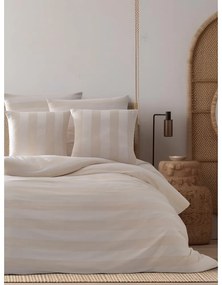 Бежово двойно спално бельо от дамаск 200x200 cm Max Yollu – Mijolnir