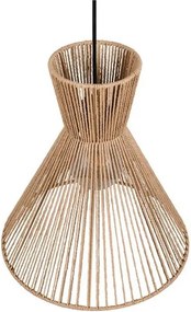 Метално висящо осветително тяло в естествен цвят с абажур от хартиен шнур ø 35 cm Rosalie – Reality