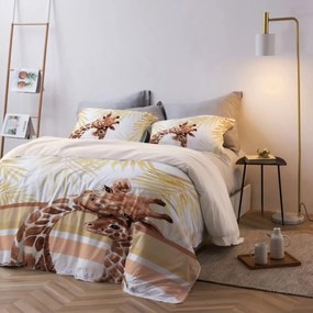 Спално бельо от памук Ранфорс French Luxury - Жираф от PNG